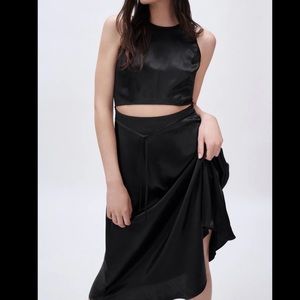 Zara cut out midi dress